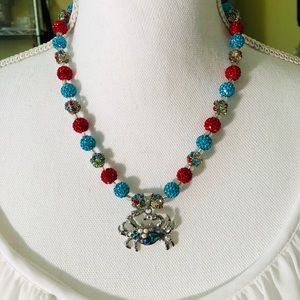 Crab necklace